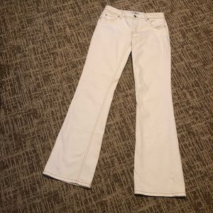 Cabi Women’s White Flare Leg Jeans Size 6